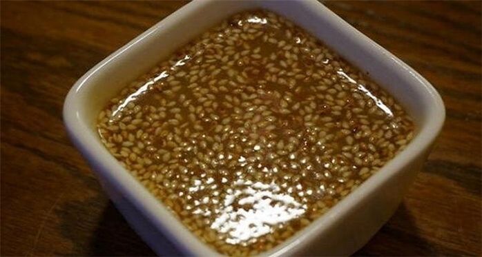 Honey with sesame for potency. 