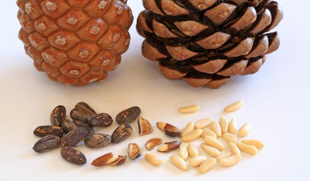 Pine nuts will help strengthen the erection and improve the man's mood. 